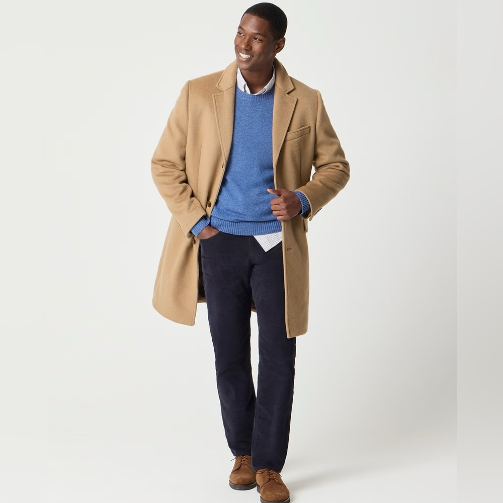 J Crew Men’s Wool-blend topcoat | 40